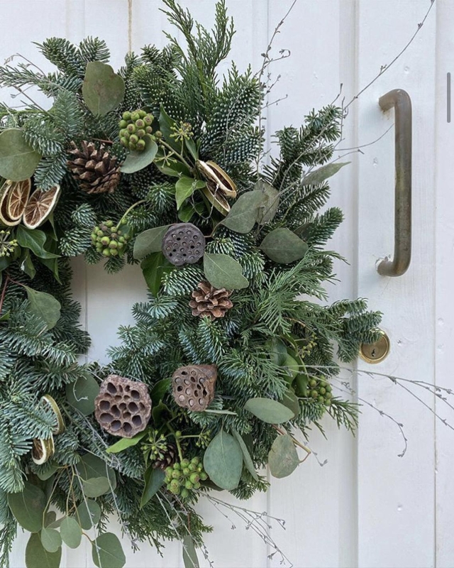 Christmas door wreath