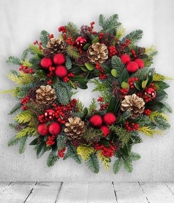 Christmas door wreath